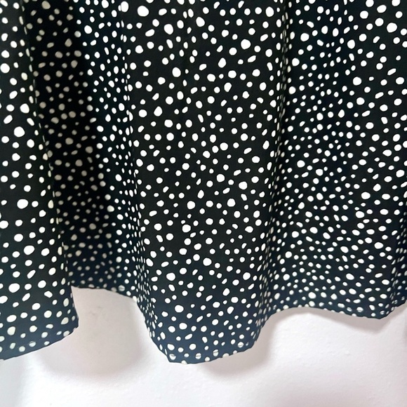 Sanctuary polka dot Puff Sleeve Blouse XL - Picture 6 of 7